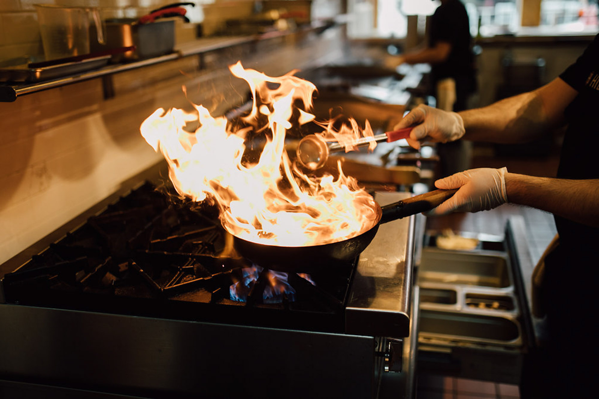 Flame-grilled hibachi